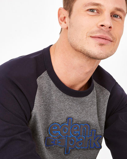 Dark Grey T-Shirt Manches Longues Eden Park