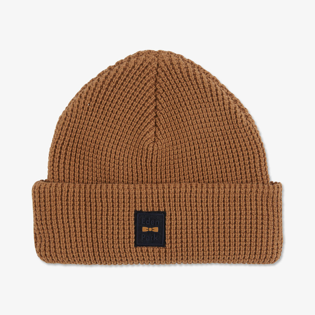 Brown Ribbed Hat