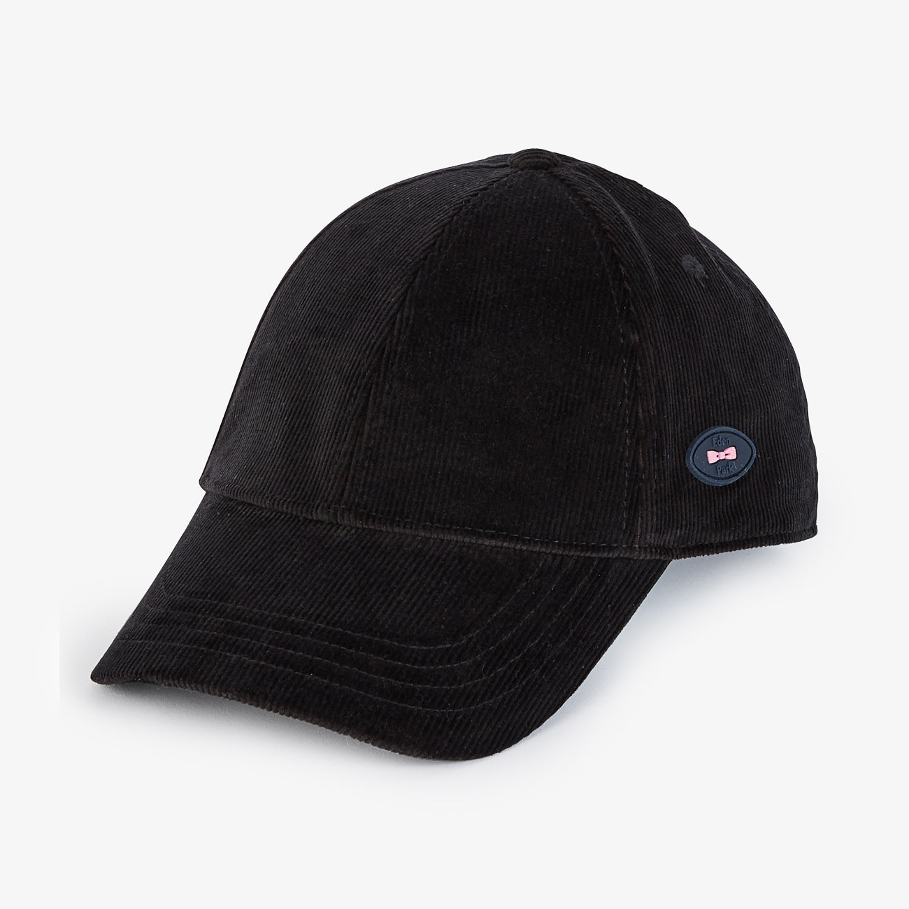 Black Corduroy Cap Eden Park
