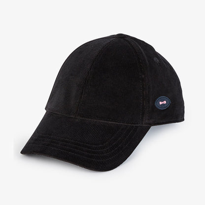 Black Corduroy Cap Eden Park