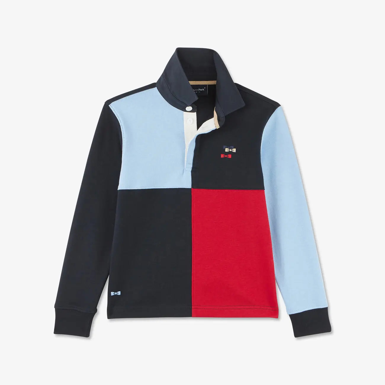 Color-Block Long-Sleeved Jersey - BEVAVA