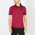 Pima Cotton Piqué Burgundy Polo Shirt Eden Park