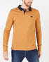 Light Brown Polo Shirt With Long Sleeves Eden Park