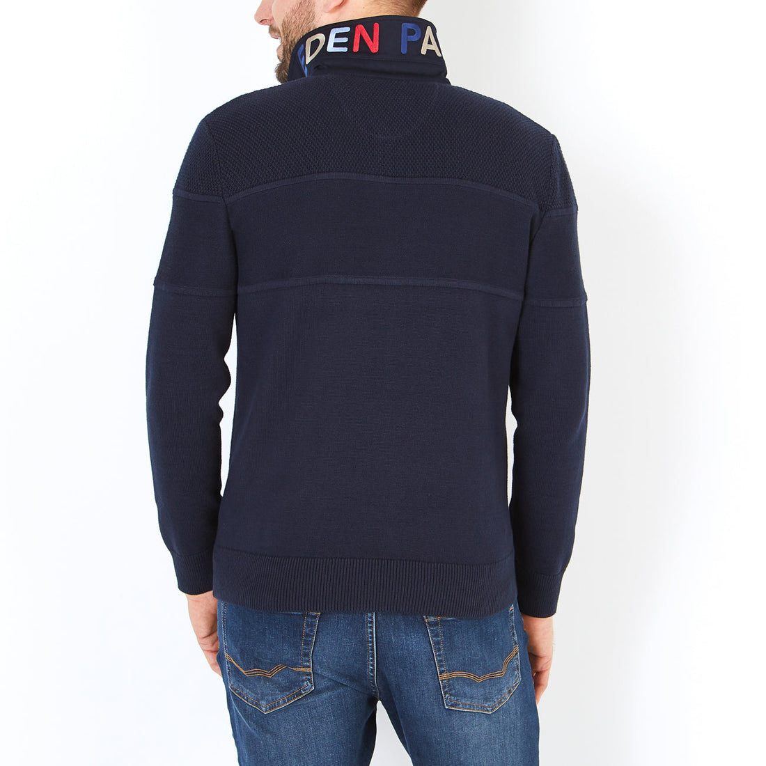Navy Blue Knit Jumper Eden Park