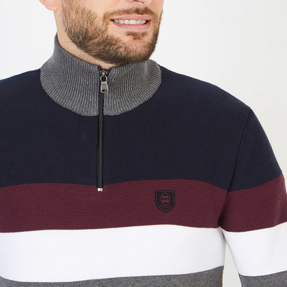 Dark Gray Fancy Knit Jumper Eden Park