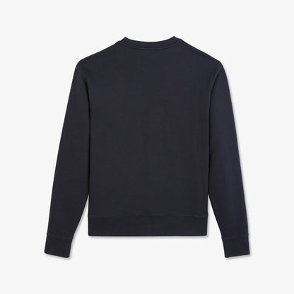Navy Blue Sweatshirt With Embossed Logo Eden Park