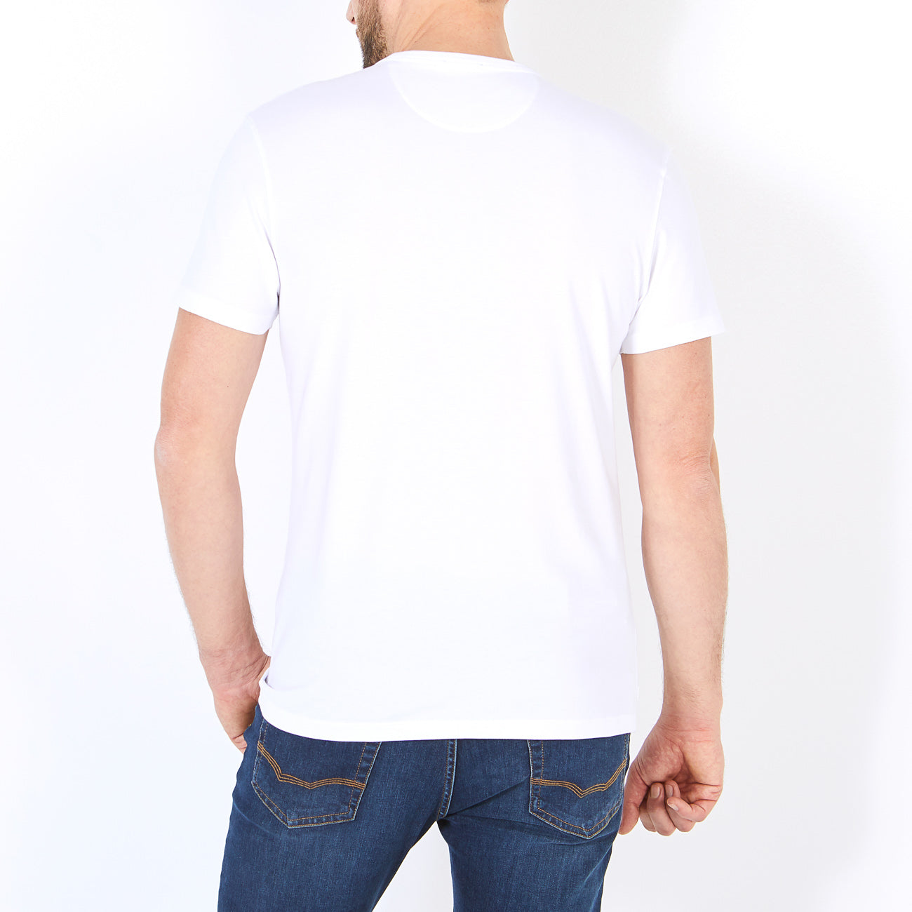 White Short-Sleeved T-Shirt Eden Park
