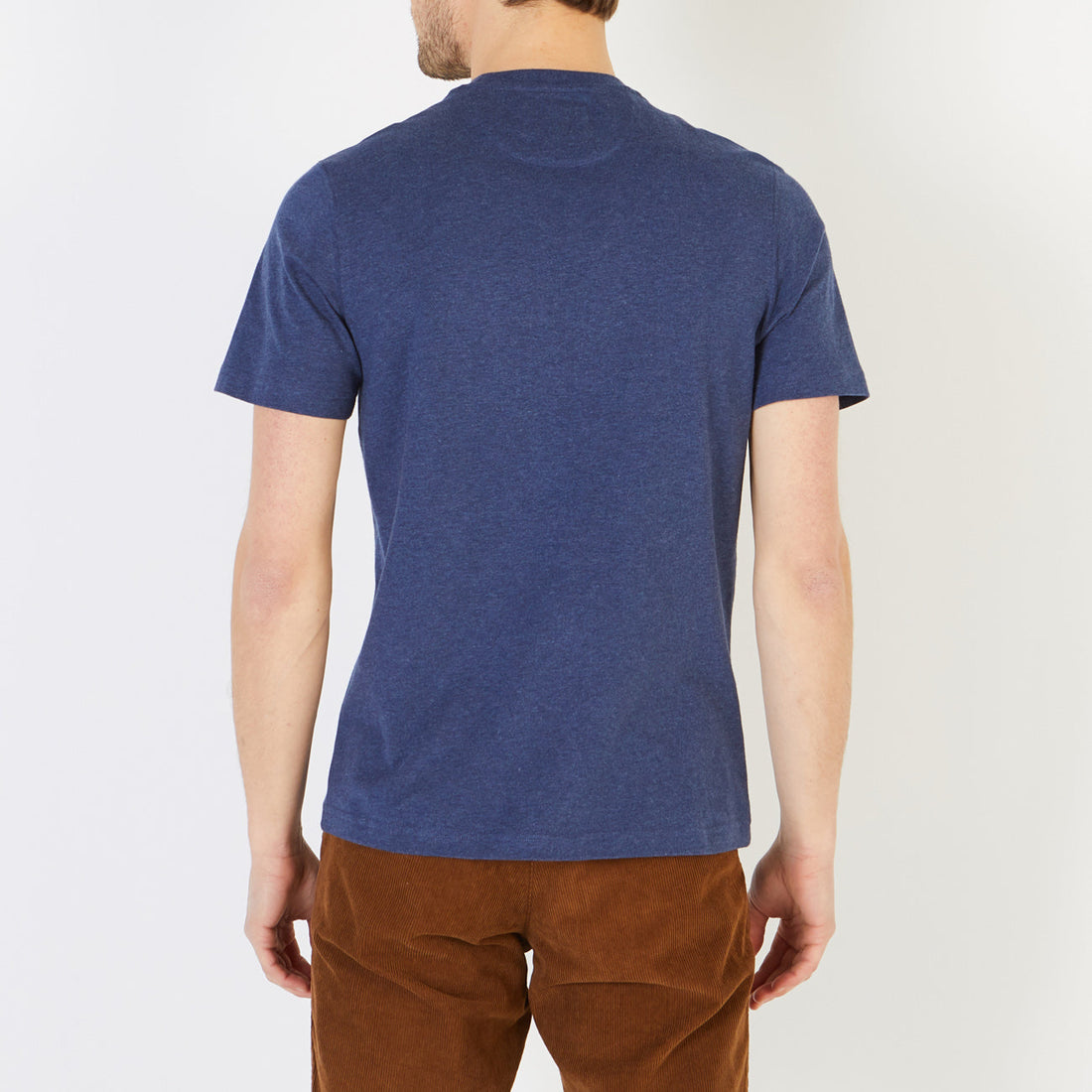 Plain Blue Short-Sleeved T-Shirt Eden Park