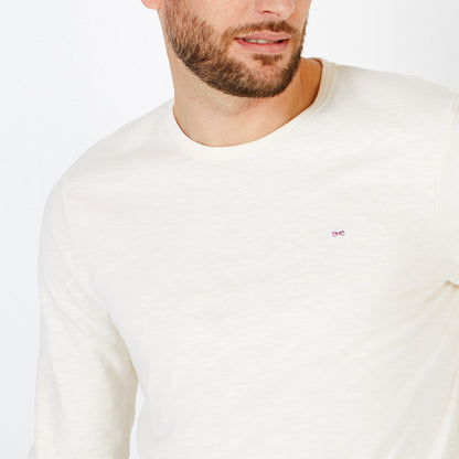 Basic White Long-Sleeved T-Shirt Eden Park