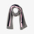 Grey Scarf With Tricolour Stripe_H23ACTEC0006_GRM_01