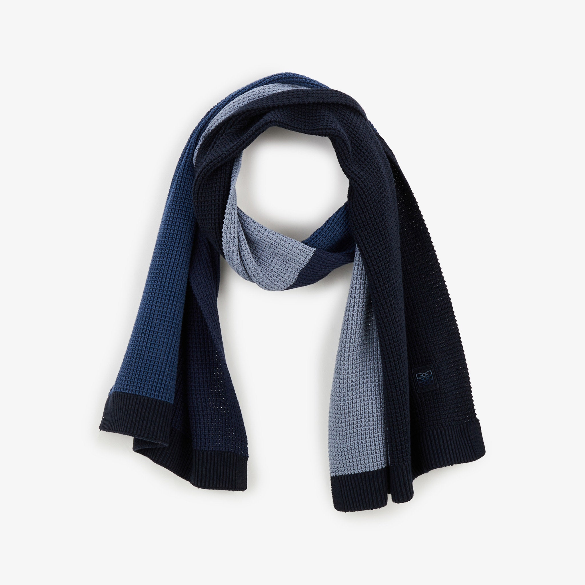 Blue Colourblock Scarf_H23ACTEC0007_BLF1_01