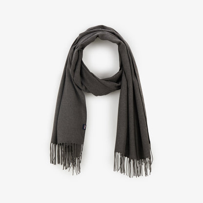 Flowing Grey Fringed Scarf_H23ACTEC0009_GRF_01