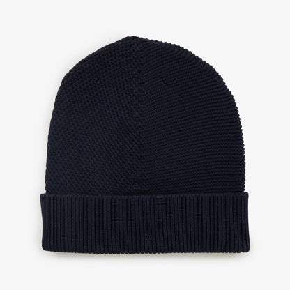 Dark Blue Hat In Combination Knit_H23CHABN0010_BLF_02