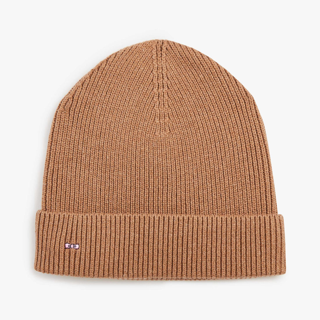 Brown Wool Blend Ribbed Hat_H23CHABN0011_MAM5_01