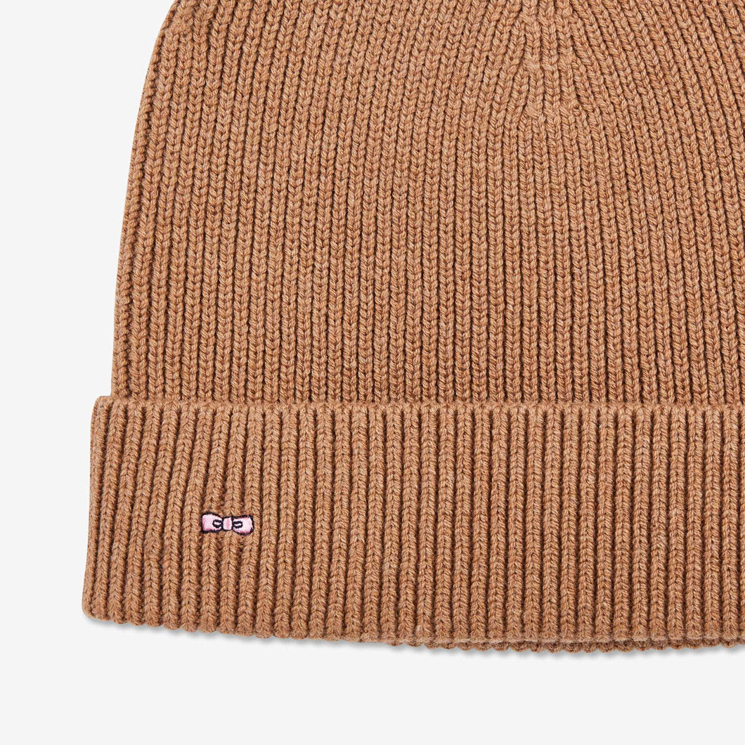 Brown Wool Blend Ribbed Hat_H23CHABN0011_MAM5_03
