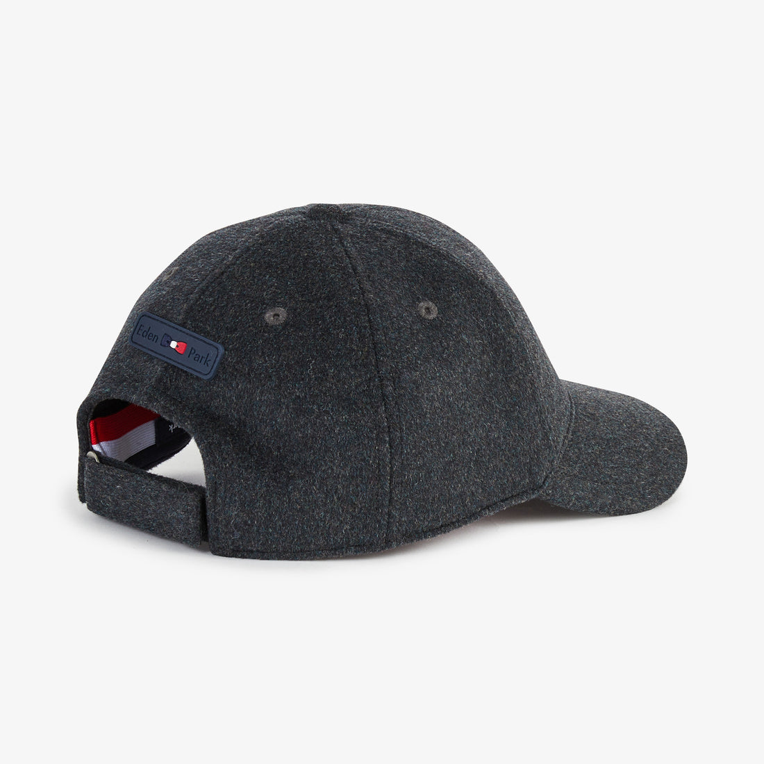Dark Grey Cap With Tricolour Insignia Logo_H23CHACA0005_GRF7_02
