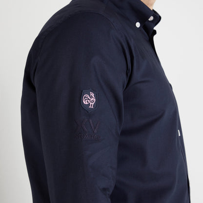 Dark Blue Shirt With France Xv Embroidery_H23CHECL0013_BLF_05