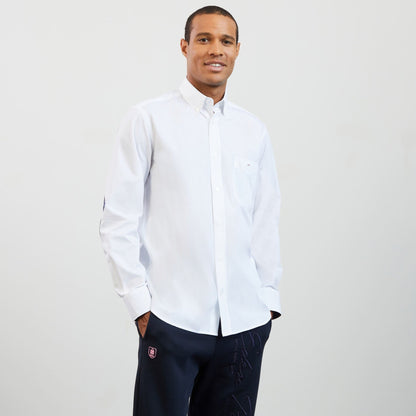 White Shirt With Floral Detail_H23CHECL0029_BC_03