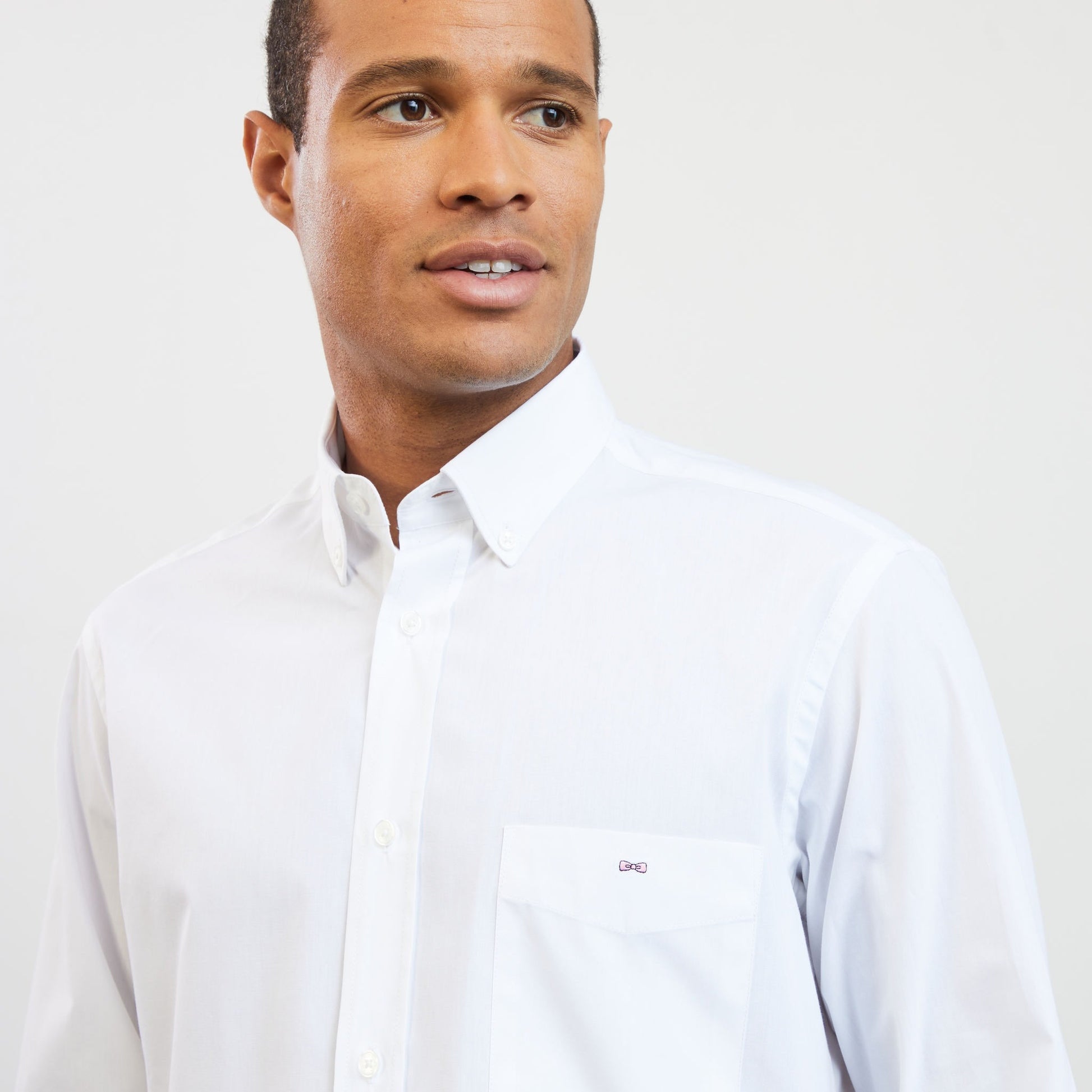 White Shirt With Floral Detail_H23CHECL0029_BC_07