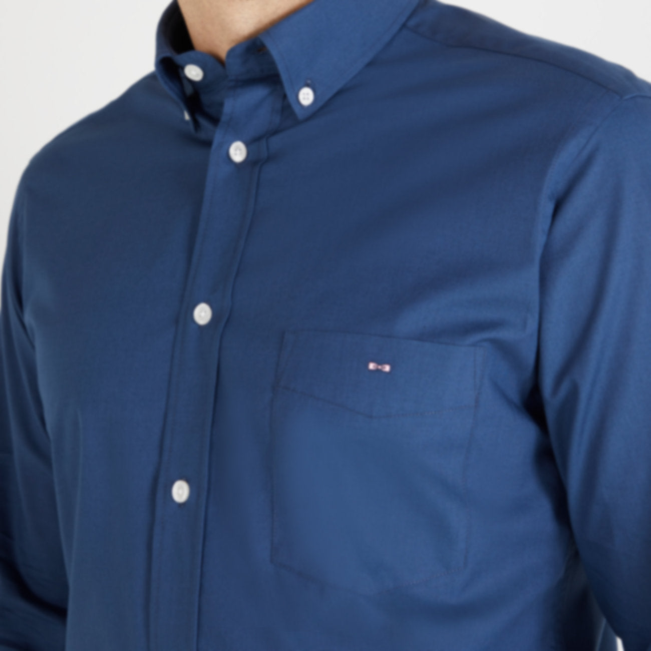 Blue Shirt With Floral Detail_H23CHECL0029_BLF1_03
