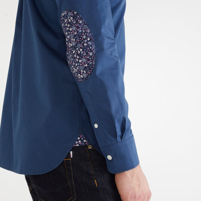 Blue Shirt With Floral Detail_H23CHECL0029_BLF1_04