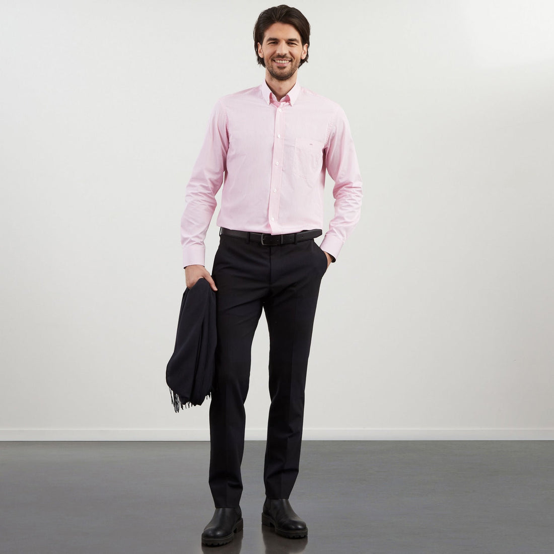 Pink Striped Shirt_H23CHECL0034_ROM_01