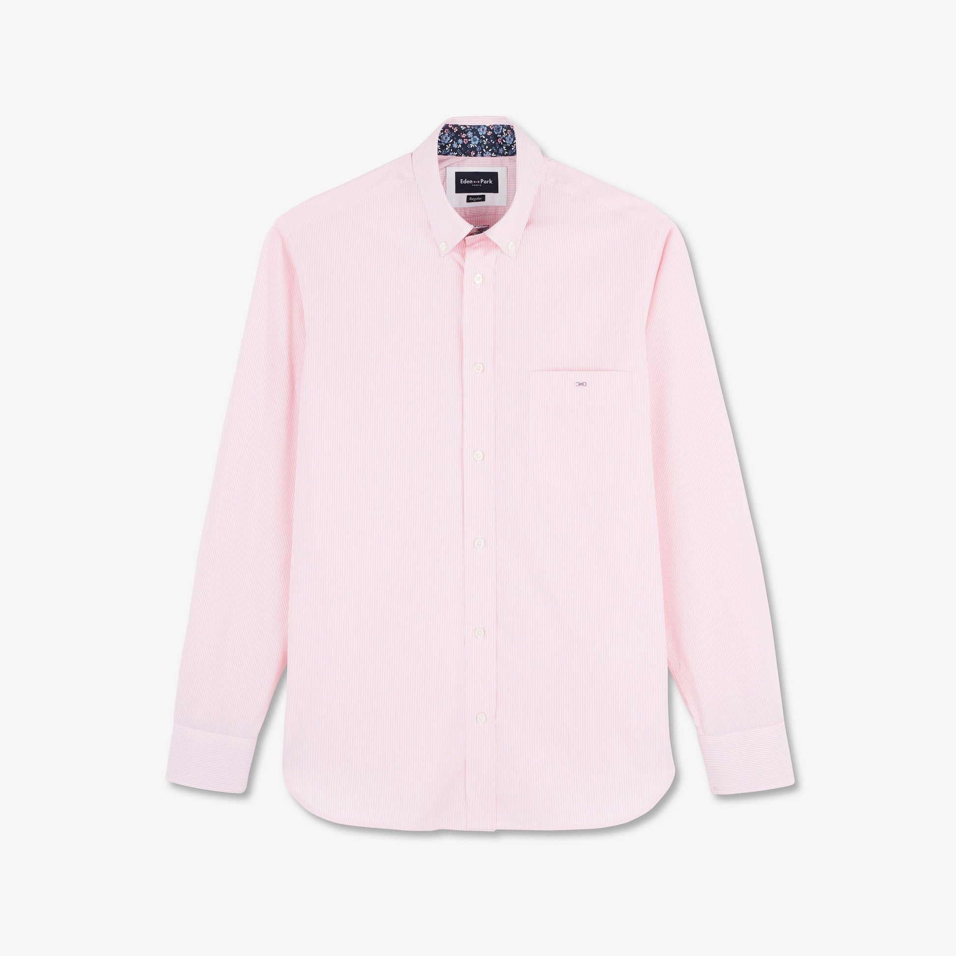 Pink Striped Shirt_H23CHECL0034_ROM_02