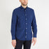 Plain Blue Velvet Shirt_H23CHECL0067_BLF26_01