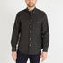 Plain Dark Khaki Velvet Shirt_H23CHECL0067_KAF3_01