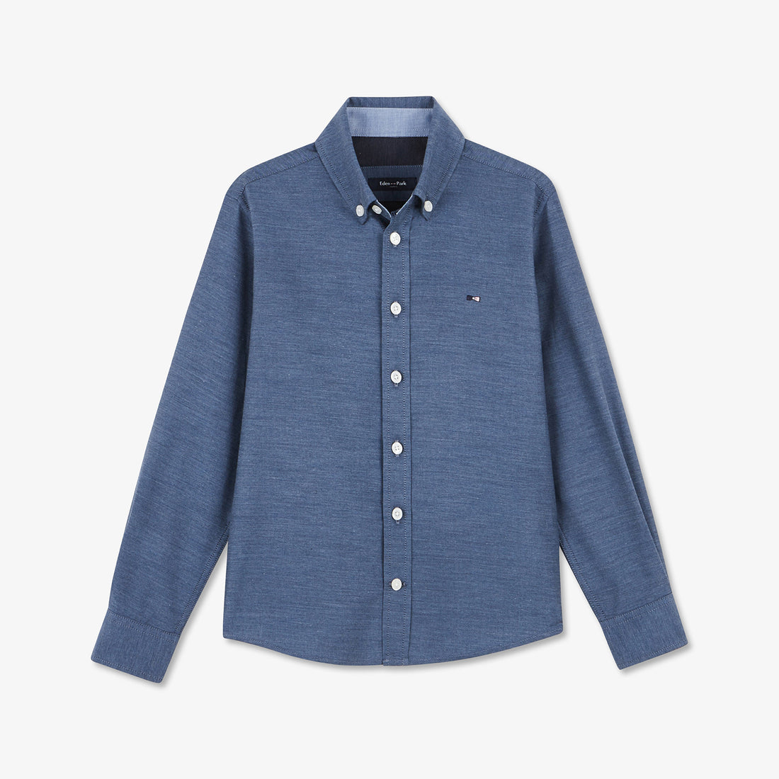Blue Tonal Cotton Jersey Shirt_H23CHECL0080_BLM30_01