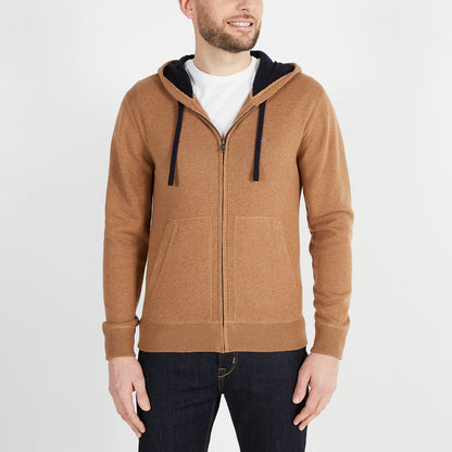 Light Brown Hooded Zip Cardigan_H23MAICA0002_MAM5_01