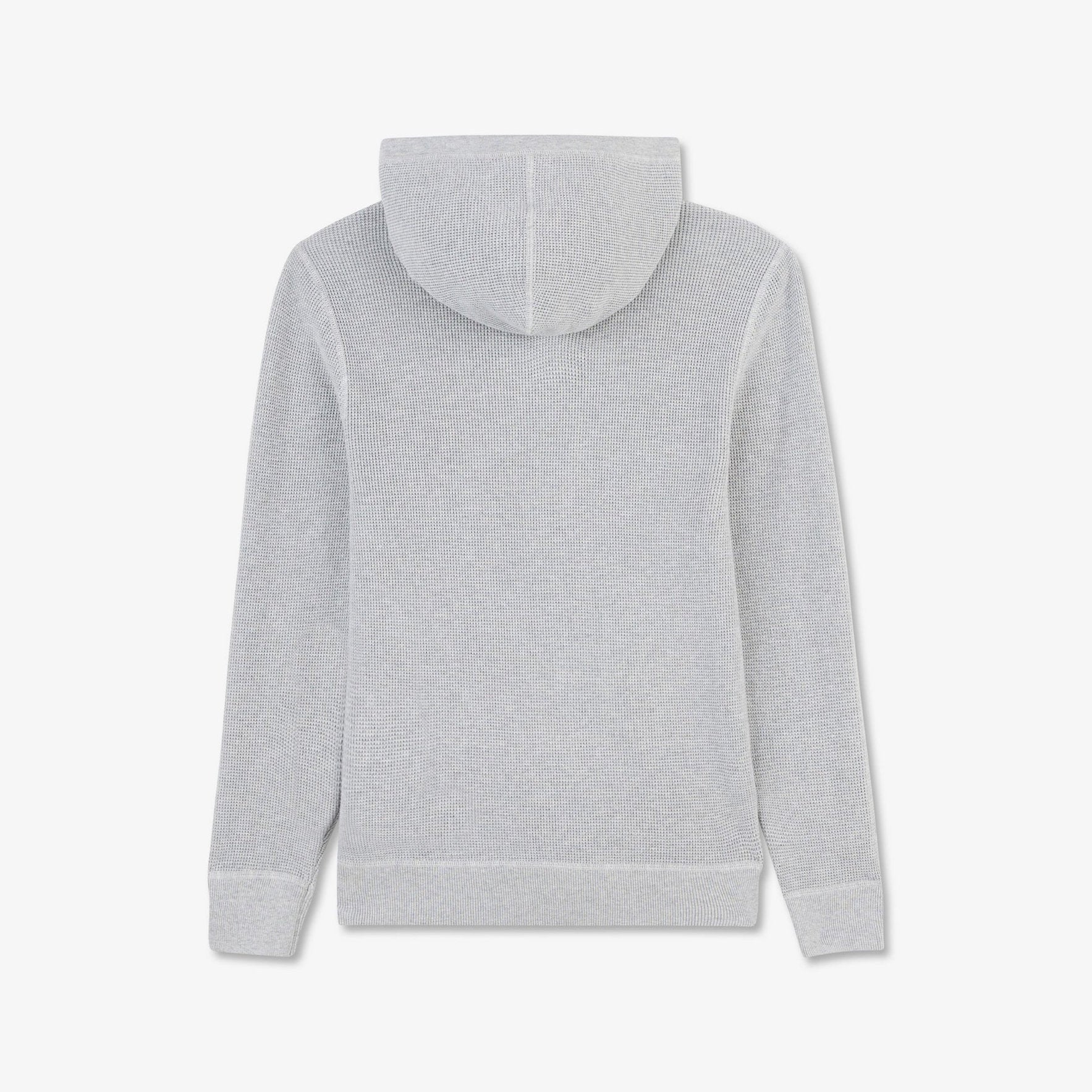 Grey Zip Cardigan In Waffle Knit_H23MAICA0005_GRC10_05