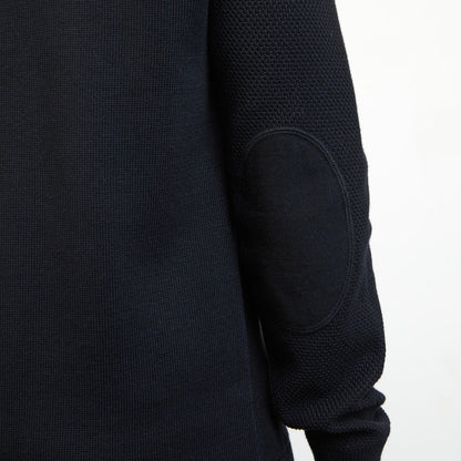 Black Combination Knit Zipped Cardigan_H23MAICA0014_NO_07