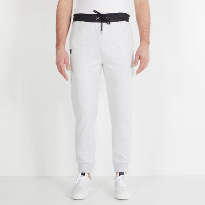 Light Grey Jogging Bottoms With Tricolour Trim_H23MAIJO0001_GRC10_01