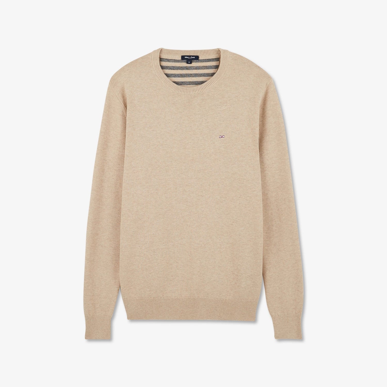 Blue/Beige Wool Mix Jumper_H23MAIPU0001_BEC13_02