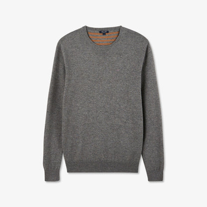 Medium Grey Wool Mix Jumper_H23MAIPU0001_GRM_02