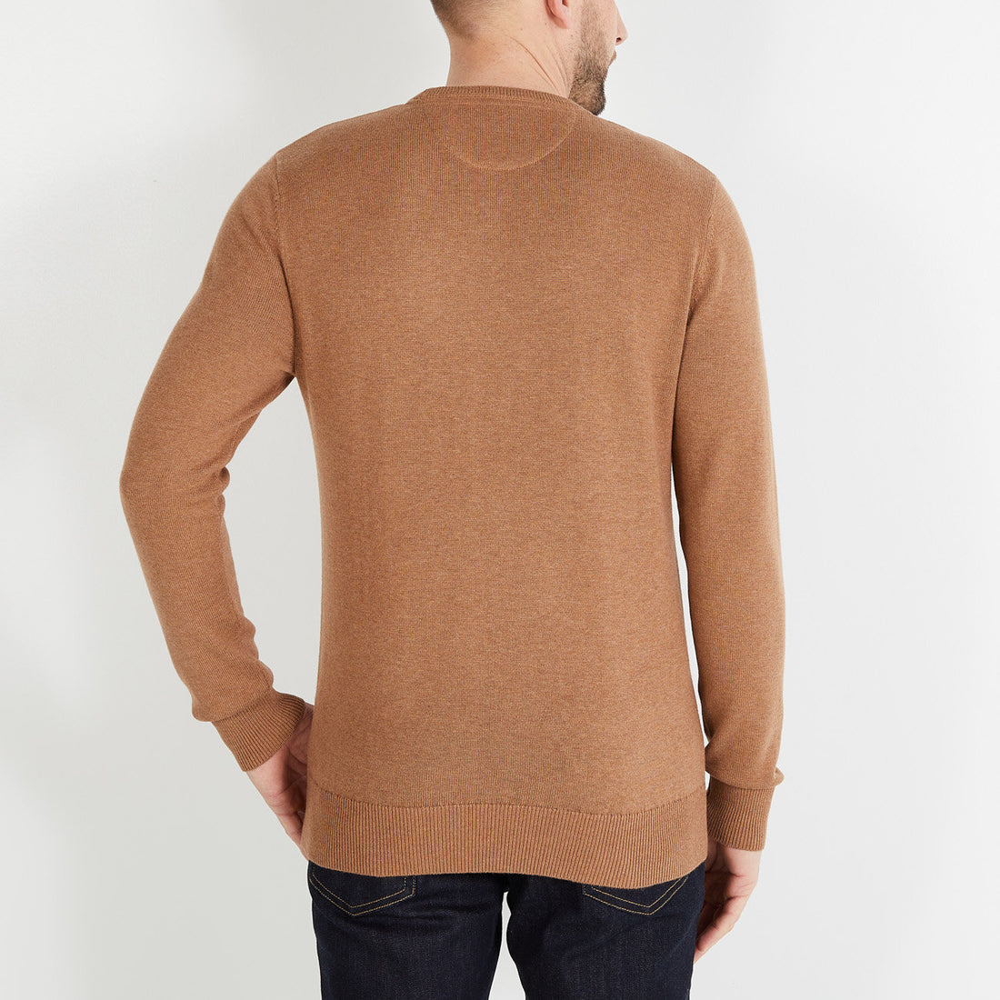 Light Brown Wool Mix Jumper_H23MAIPU0001_MAM5_02