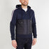 Dark Blue Bimaterial Sweatshirt With Tricolour Trim_H23MAISW0001_BLF27_01