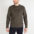 Khaki Sweatshirt With Embossed Eden Park Embroidery_H23MAISW0028_KAF3_01