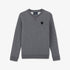 Grey Sweatshirt With Silicone Insignia Logo Detail_H23MAISW0050_GRF_01