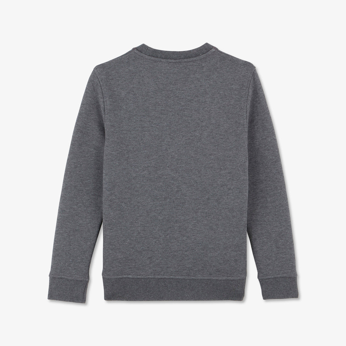 Grey Sweatshirt With Silicone Insignia Logo Detail_H23MAISW0050_GRF_02