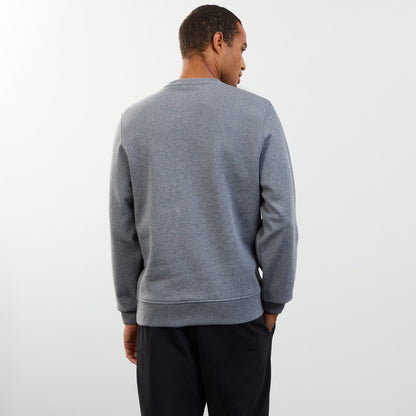 Plain Grey Round-Neck Sweatshirt_H23MAISW0069_GRM_03