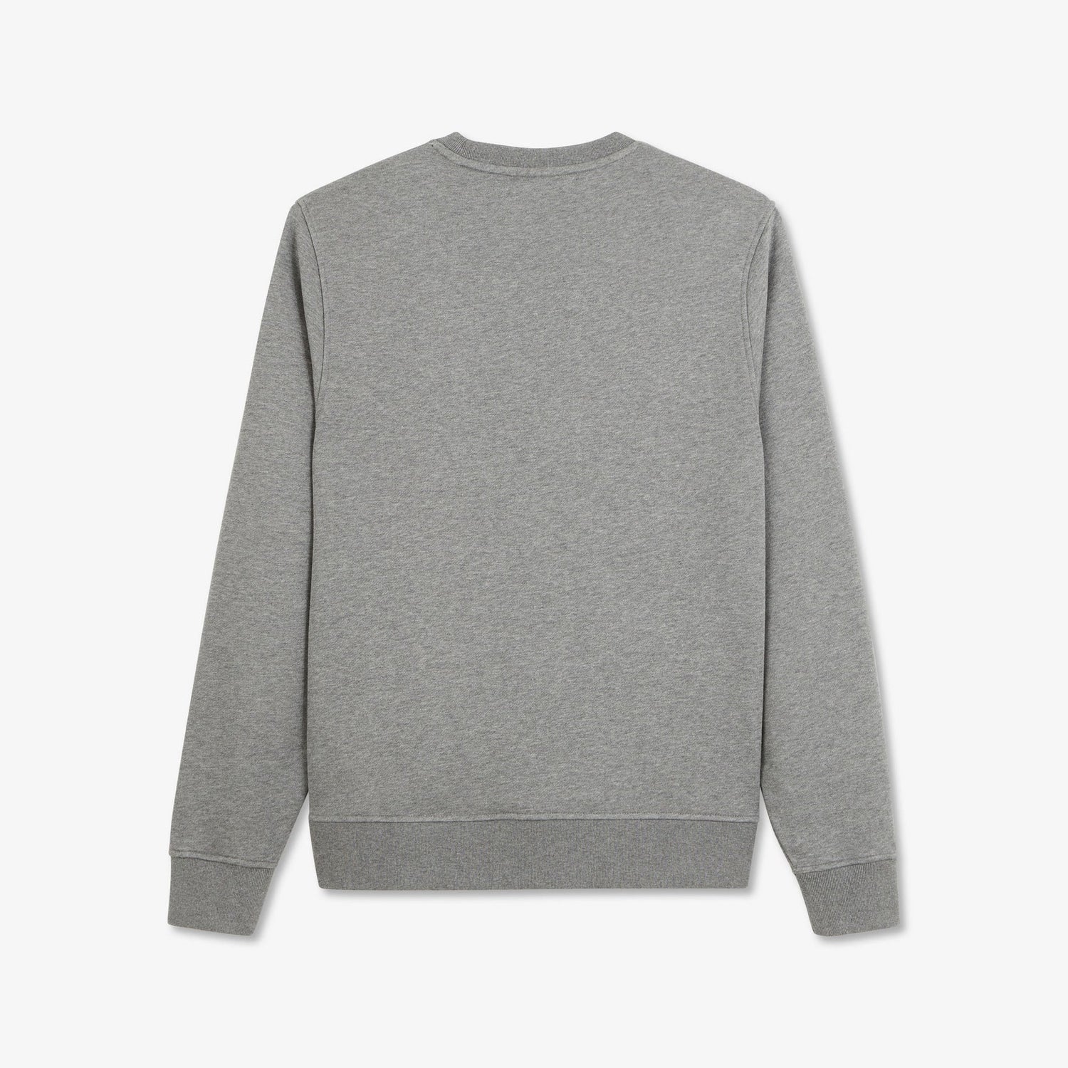 Plain Grey Round-Neck Sweatshirt_H23MAISW0069_GRM_04