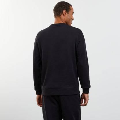 Plain Black Round-Neck Sweatshirt_H23MAISW0069_NO_04
