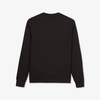 Plain Black Round-Neck Sweatshirt_H23MAISW0069_NO_05