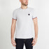 Light Grey Slim Fit T Shirt With Tricolour Trim_H23MAITC0001_GRC10_01