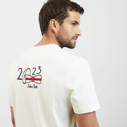 White T-Shirt With 2023 Embroidery_H23MAITC0008_ECC_07