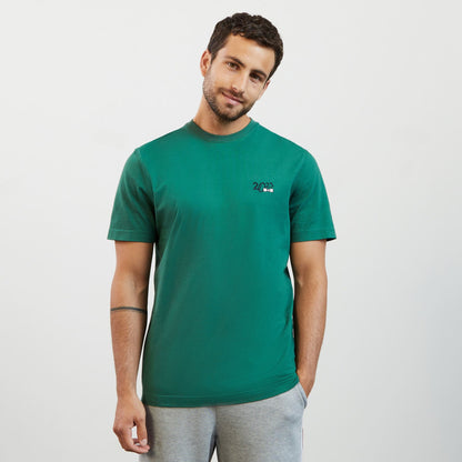Green T-Shirt With 2023 Embroidery_H23MAITC0010_VEM26_04
