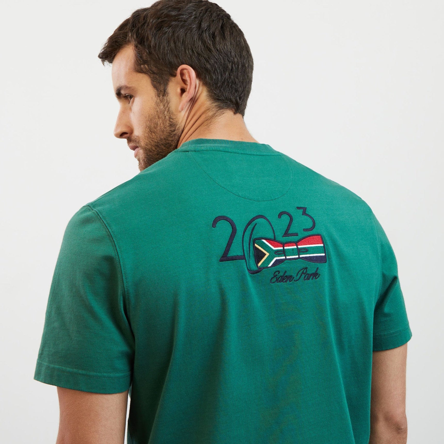 Green T-Shirt With 2023 Embroidery_H23MAITC0010_VEM26_07