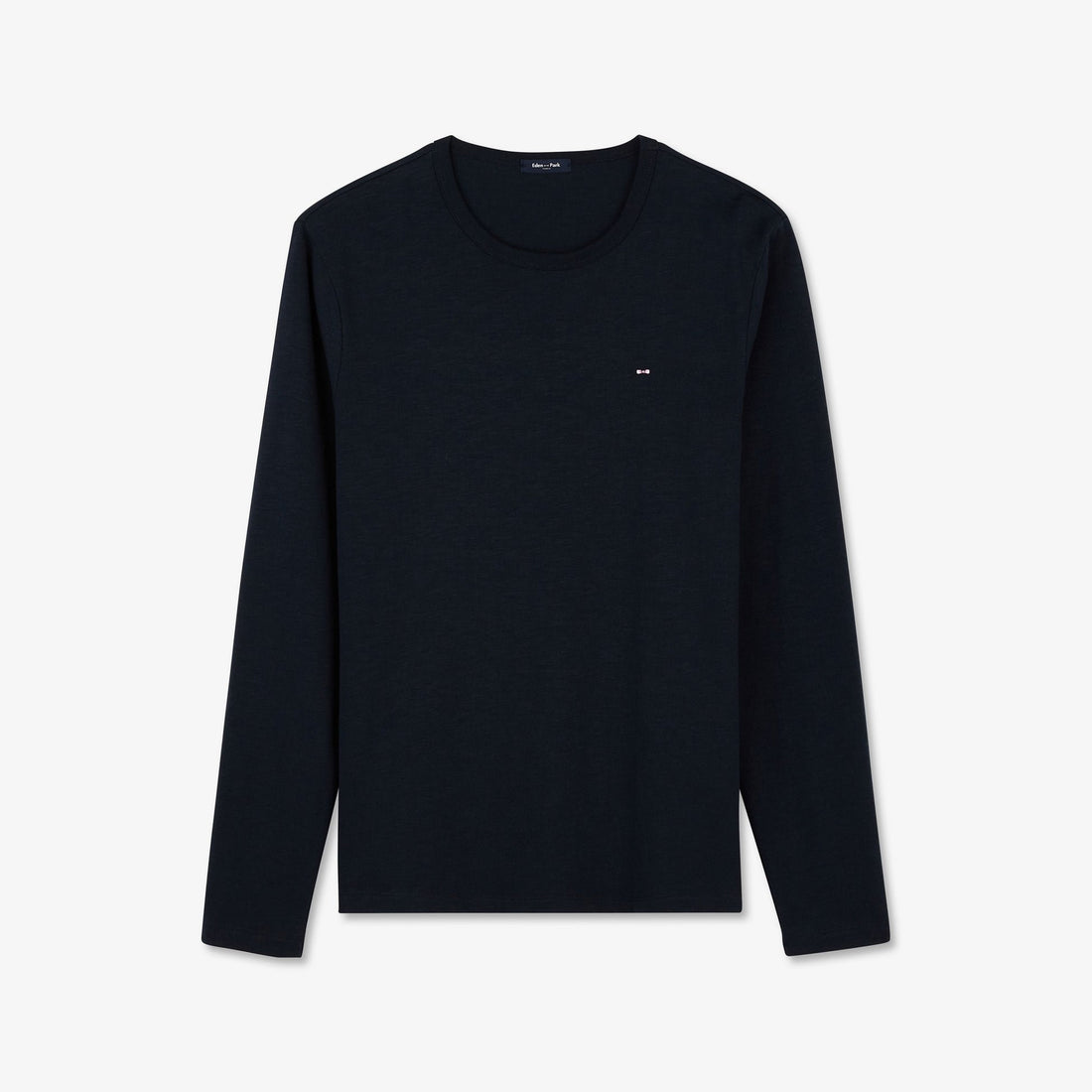 Plain Dark Blue Long-Sleeved T-Shirt_H23MAITL0023_BLF_02